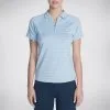 Skechers Eagle Stripe Polo - Tyylikäs naisten poolopaita -Naisten kengät 109794 WTO3LTBL 1