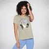Skechers Mountainscape Tee - Naisten urheilutopit - Mukava ja tyylikäs -Naisten kengät 124564 WTS389GRW 1