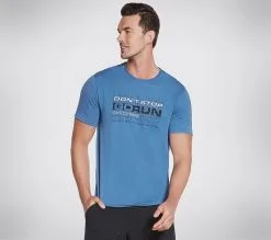 Skechers Dont Stop GO RUN T-paita - Kevyet ja hengittävät juoksut-paidat miehille