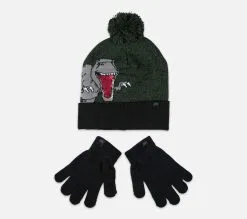 Skechers Dino Hat W/Pom, Rev Sequin Tongue - Lasten Hattu