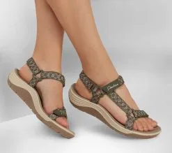 Skechers Reggae Cup - Naisten sandaalit - Mukavuus ja tyylikkyys -Naisten kengät 167585 163123OLV 6