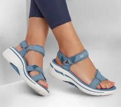 Skechers GO WALK Arch Fit - Cruise Around - Naisten sandaalit - Mukavuus ja tyylikkyys -Naisten kengät 171668 140251BLU 6