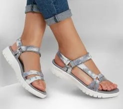 Skechers On-The-Go Flex Sandal - Spring Fling - Naisten sandaalit - Mukavat ja tyylikkäät sandaalit -Naisten kengät 182205 140319GRY 6