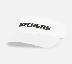 Skechers Logo-aurinkovisiiri - Tyylikäs aurinkovisiiri naisille -Naisten kengät 183091 SKCH3217WHT 3