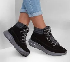 Skechers Arch Fit Smooth Comfy Chill - Vedeneristävät Naisten Nilkkurit -Naisten kengät 207012 167373BLK 6