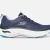 Skechers Max Cushioning Arch Fit - Naisten Kengät, Täysin Pehmustetut ja Tukevat -Naisten kengät 208487 128308NVY 1
