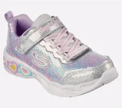 Skechers Sweetheart Lights - Lets Shine - Valaisevat Lasten Kengät 13 Skechers Sweetheart Lights - Lets Shine - Valaisevat Lasten Kengät -Naisten kengät 261729 302313LSMLT 5
