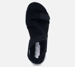 Skechers Flex Appeal 2.0 - Summer Patrol - Naisten sandaalit - Mukavat ja tyylikkäät kesäkengät -Naisten kengät 278790 39075BLK 3