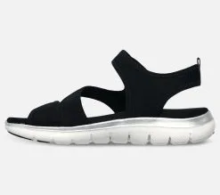 Skechers Flex Appeal 2.0 - Summer Patrol - Naisten sandaalit - Mukavat ja tyylikkäät kesäkengät -Naisten kengät 294616 39075BLK 2