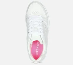 Skechers Court High - Color Zone Lasten kengät | Trendikkäät ja mukavat urheilukengät lapsille -Naisten kengät 372854 310197LWHT 3