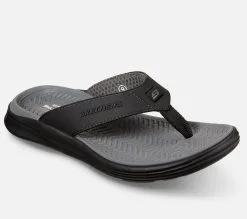 Skechers Relaxed Fit: Sargo - Sunview - Miesten sandaalit - Mukavat ja tyylikkäät sandaalit -Naisten kengät 392631 210069BLK 5