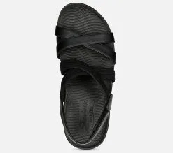 Skechers Arch Fit Sunshine - Luxe Lady - Naisten sandaalit - Mukavat ja tyylikkäät sandaalit -Naisten kengät 399560 163387BLK 3