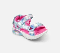 Skechers Rainbow Racer - Värikkäät sisäkengät lapsille -Naisten kengät 401981 302975NBLU 5