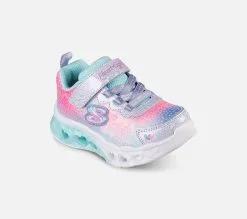 Skechers Flutter Heart Lights - Simply Love - Valaisevat Lasten Kengät -Naisten kengät 411879 302315NLVMT 7