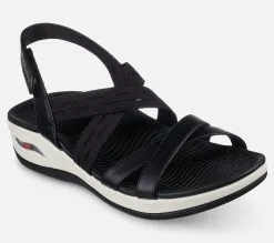 Skechers Arch Fit Sunshine - Luxe Lady - Naisten sandaalit - Mukavat ja tyylikkäät sandaalit -Naisten kengät 445115 163387BLK 5