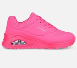 Skechers Uno Gen1 - Neon Glow Lasten kengät | Vilkkaus ja mukavuus lapsille