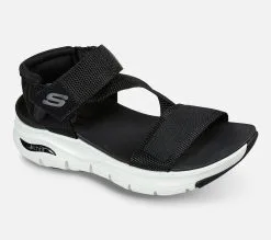 Skechers Arch Fit - Casual Retro Naisten Sandaalit | Mukavuus ja Tyylikäs Design -Naisten kengät 461438 119237BLK 5