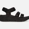 Skechers Max Cushioning Sandal - Lured - Naisten sandaalit - Mukavuus ja tyylikkyys -Naisten kengät 462233 140218BBK 1