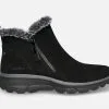Skechers Relaxed Fit Easy Going - High Zip - Naisten nilkkurit - Mukavat ja tyylikkäät korkeavyötäröiset saappaat -Naisten kengät 473602 167108BLK 1