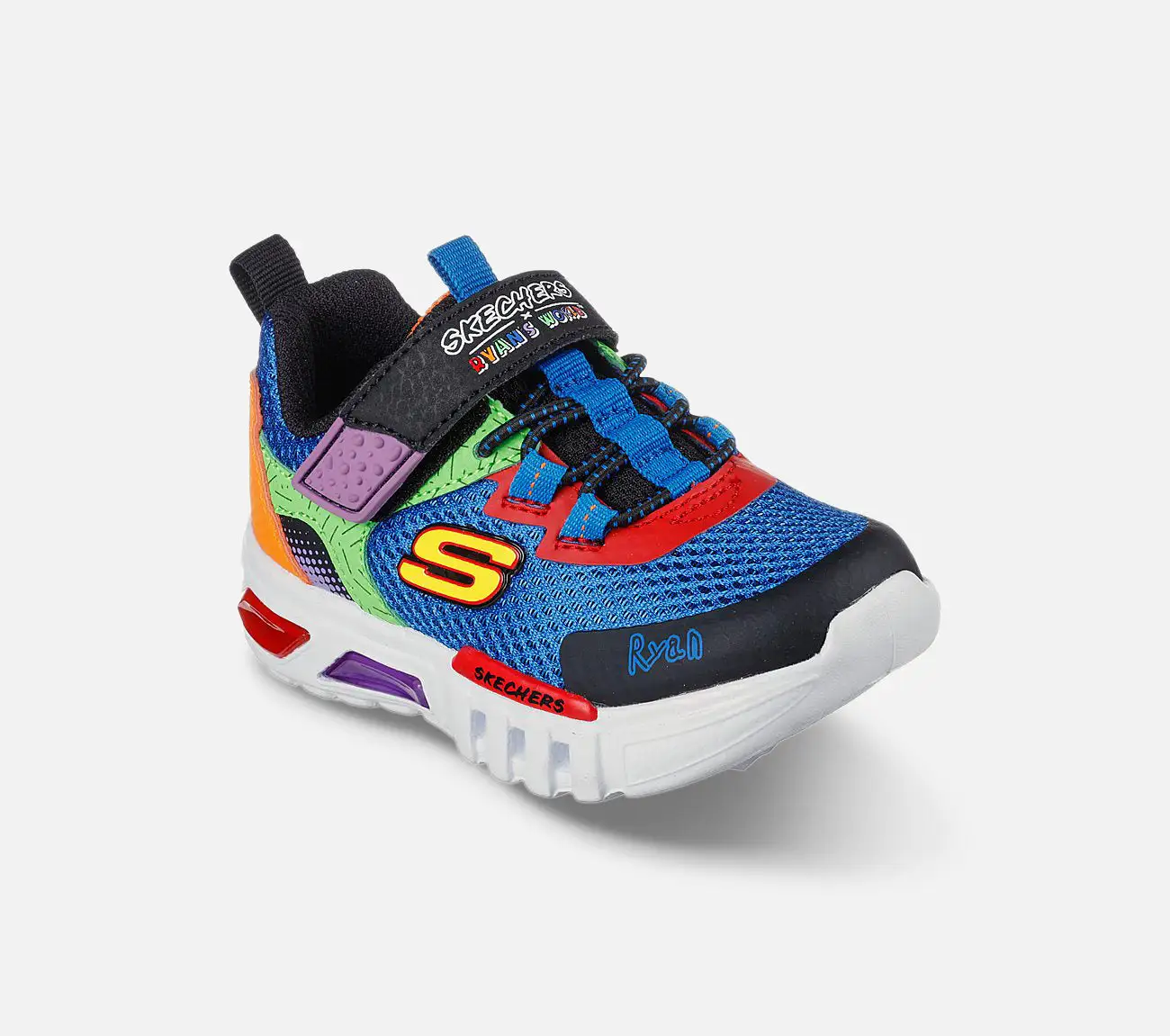 Skechers Ryan's World: Flex Glow Flash Fun - Lasten kengät, kirkkaat värit ja mukava istuvuus 7 Skechers Ryan's World: Flex Glow Flash Fun - Lasten kengät, kirkkaat värit ja mukava istuvuus - Image 5