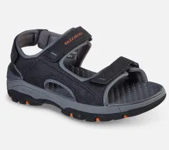 Skechers Relaxed Fit: Tresmen - Garo - Miesten sandaalit - Mukavat ja tyylikkäät sandaalit -Naisten kengät 497750 204105BLK 5