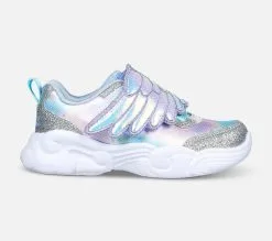 Skechers Girls Unicorn Storm - Wing Dazzle - Loistavat Unikeko Kengät Tyttöjen Juhlaan