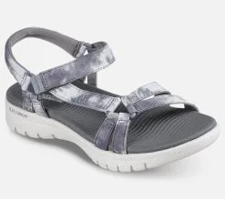Skechers On-The-Go Flex Sandal - Spring Fling - Naisten sandaalit - Mukavat ja tyylikkäät sandaalit -Naisten kengät 525943 140319GRY 5