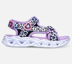 Skechers Heart Lights - Savvy Cat, Valaisevat Lasten Sisäkengät