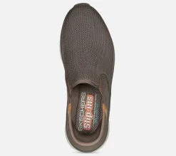 Skechers Relaxed Fit: Slip-ins: D'Lux Walker - Oxford - Miesten kengät 9 Skechers Relaxed Fit: Slip-ins: D'Lux Walker - Oxford - Miesten kengät -Naisten kengät 535123 232455BRN 3