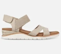 Skechers BOBS Beach Kiss - Naisten sandaalit, Mukavat ja tyylikkäät kesäkengät