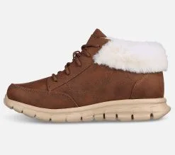 Skechers Synergy - Warm Seeker Water Repellent Naisten nilkkurit - Lämpimät ja vedenpitävät talvikengät -Naisten kengät 550307 167258CHOC 2