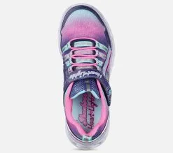 Skechers Heart Lights - Rainbow Lux, Lasten kengät | Värikkäät valokengät lapsille -Naisten kengät 556460 302308LNVMT 3
