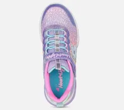 Skechers Flutter Heart Lights - Love Wild, Lasten kengät, Valaistut kengät, Mukavat kengät -Naisten kengät 564205 302314LLVMT 4