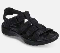 Skechers On-The-Go Flex Sandal - Escape - Naisten sandaalit - Mukavuus ja tyylikkyys -Naisten kengät 582026 140315BBK 5