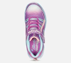 Skechers Heart Lights - Rainbow Lux, Lasten kengät | Värikkäät valokengät -Naisten kengät 589605 302308LPRMT 3
