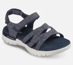 Skechers On-The-Go Flex Sandal - Finest - Naisten sandaalit - Mukavuus ja tyylikkyys -Naisten kengät 590715 140318NVY 5