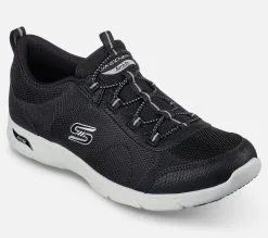 Skechers Arch Fit Refine - Her Ace - Naisten kengät - Mukavuus ja tyylikkyys -Naisten kengät 640208 104391BKW 5