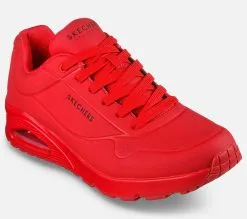 Skechers Street UNO - Stand On Air - Miesten kengät - Mukavuus ja tyyli -Naisten kengät 666162 52458RED 5