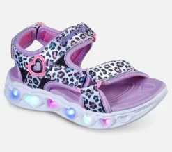 Skechers Heart Lights - Savvy Cat, Valaisevat Lasten Sisäkengät -Naisten kengät 694870 302090LWMLT 5