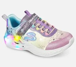 Skechers S-Lights: Unicorn Dreams - Lasten kengät, Valaistut kengät, Mukavat kengät -Naisten kengät 700064 302311LPRMT 5