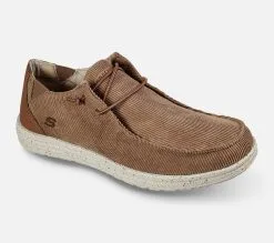 Skechers Relaxed Fit: Melson - Miehillä suosittu mukava ja tyylikäs jalkine -Naisten kengät 702181 210302BRN 5