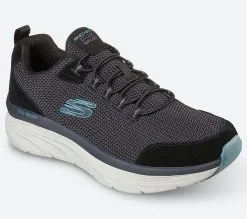 Skechers Relaxed Fit: D'Lux Walker - Miesten Mukavat Kengät 11 Skechers Relaxed Fit: D'Lux Walker - Miesten Mukavat Kengät -Naisten kengät 703458 232263BLK 5