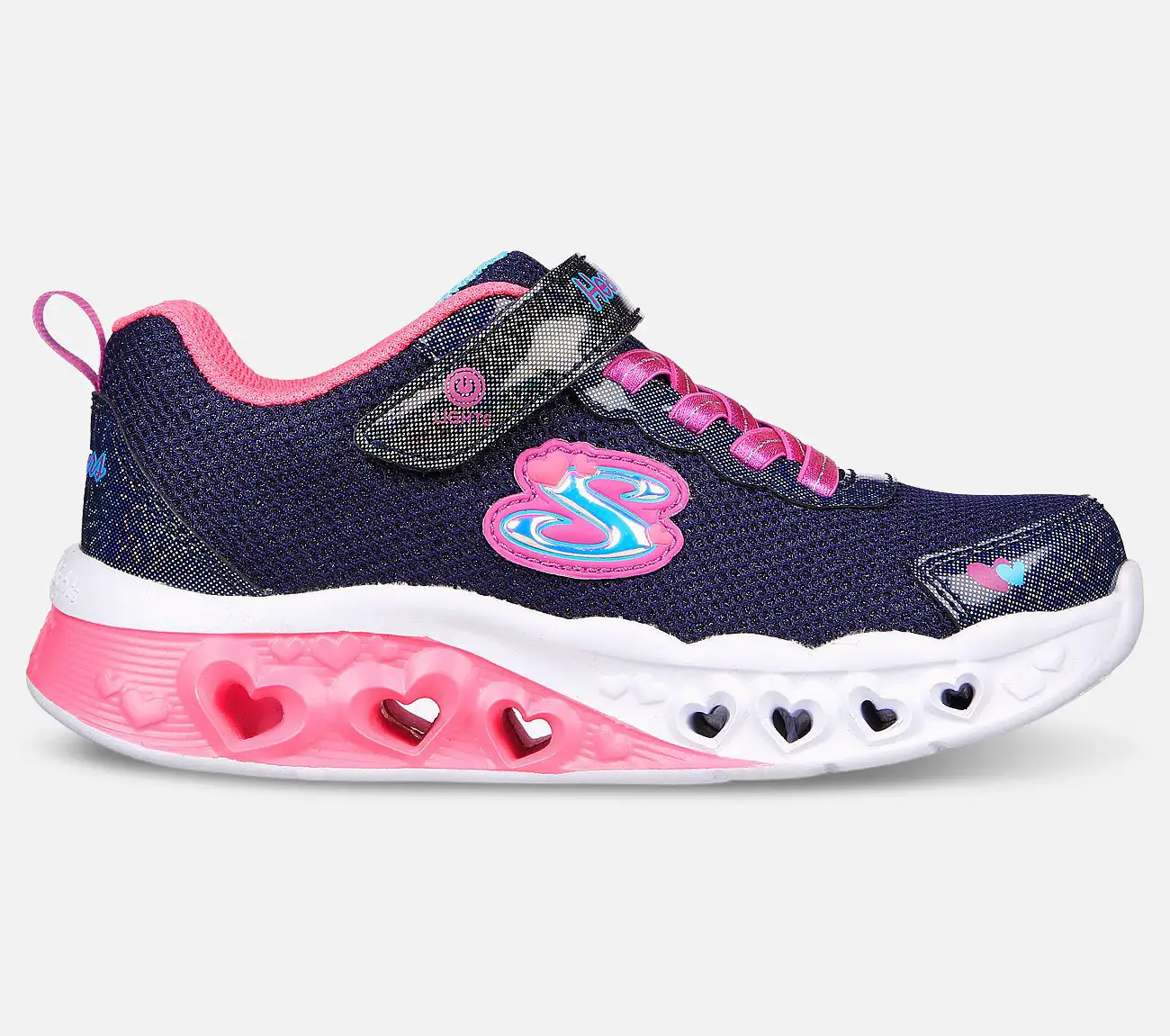Skechers Flutter Heart Lights - Valaisevat Lasten Kengät, Mukavat ja Tyylikkäät 3 Skechers Flutter Heart Lights - Valaisevat Lasten Kengät, Mukavat ja Tyylikkäät