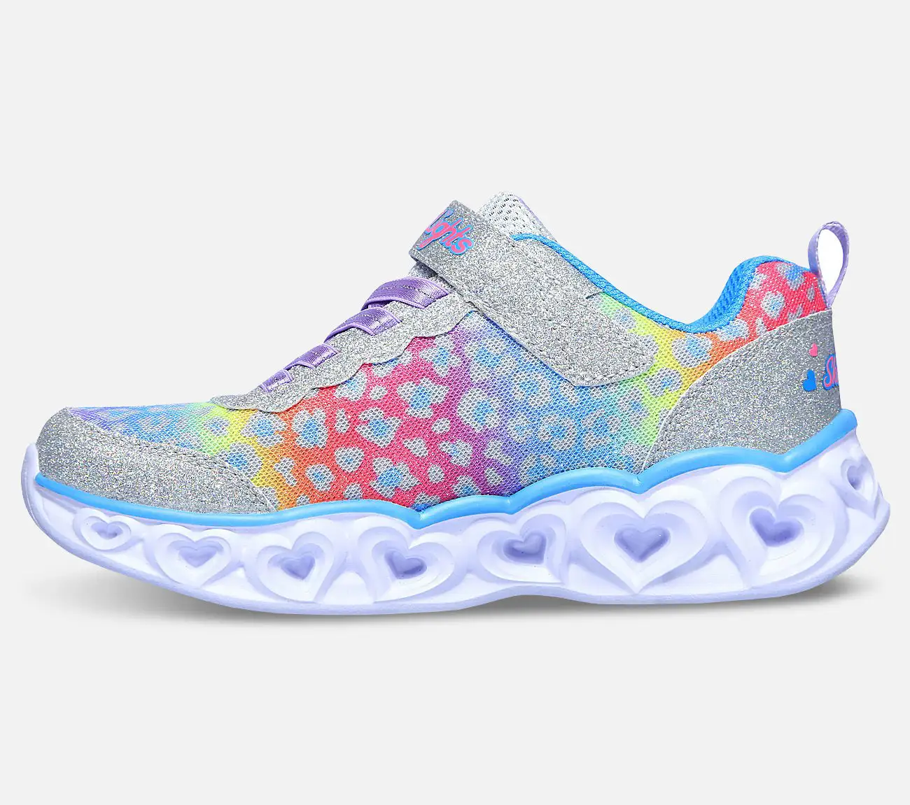 Skechers S-Lights Heart Lights - Love Match Lasten kengät | Valaisevat kengät lapsille 4 Skechers S-Lights Heart Lights - Love Match Lasten kengät | Valaisevat kengät lapsille - Image 2