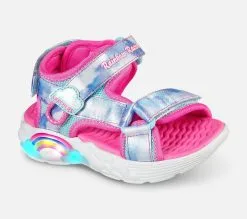 Skechers Rainbow Racer - Värikkäät sisäkengät lapsille -Naisten kengät 712566 302975NBLU 6