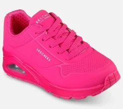 Skechers Uno Gen1 - Neon Glow Lasten kengät | Vilkkaus ja mukavuus lapsille -Naisten kengät 723937 310525LHTPK 5