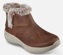 Skechers GO WALK Stability Boot - Nauhattomat kengät naisille - Mukavuus ja tuki -Naisten kengät 781775 144660BRN 5