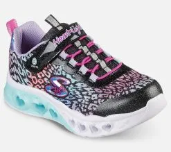 Skechers Flutter Heart Lights - Love Wild, Lasten kengät, Valaisevat kengät, Mukavat jalkineet -Naisten kengät 863480 302314LBKMT 7