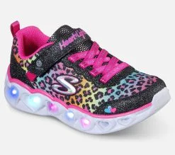 Skechers S-Lights Heart Lights - Love Match Lasten kengät | Valaisevat kengät lapsille -Naisten kengät 890834 302145LBKMT 5